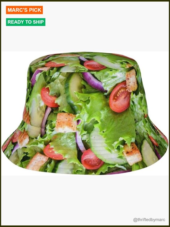 Funny Food Cheese Print Bucket Hat - Foldable Travel Sun Hat for Men Women main image 6